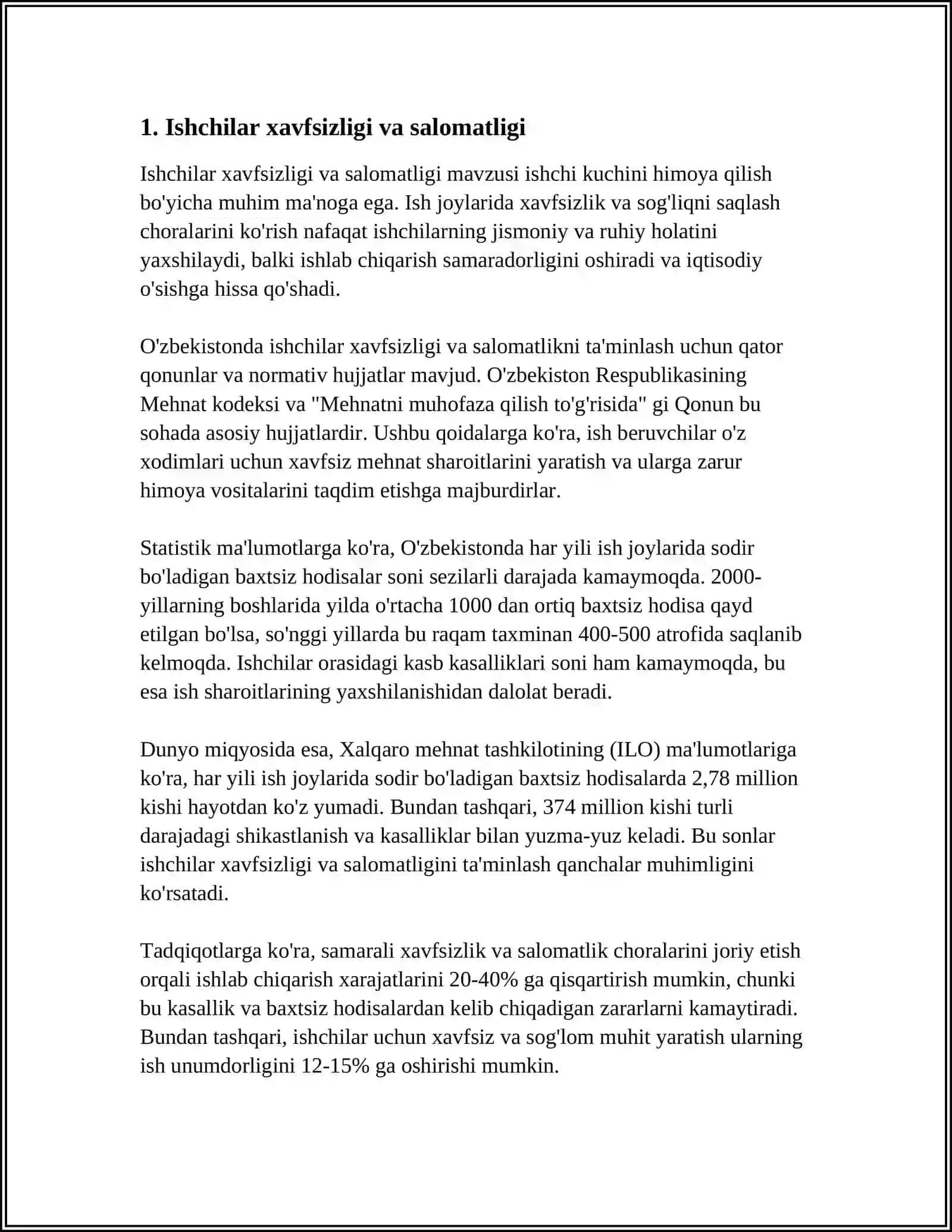 ISHCHILAR XAVFSIZLIGI VA SALOMATLIGI 3