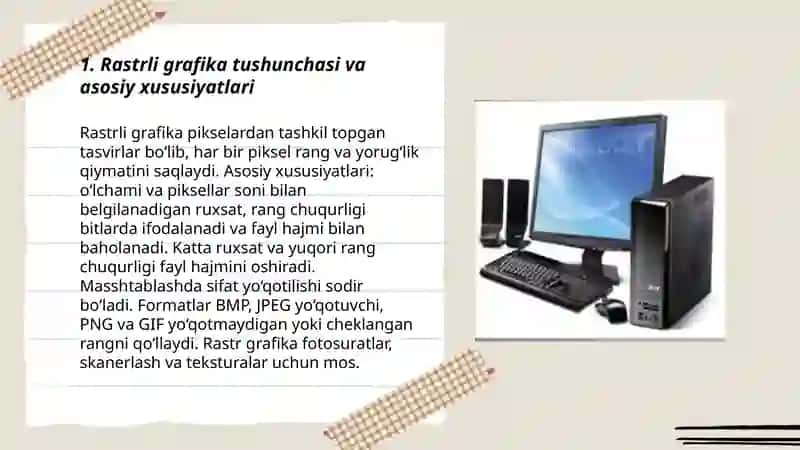 Rastrli grafika. Rastrli grafika dasturlari 3