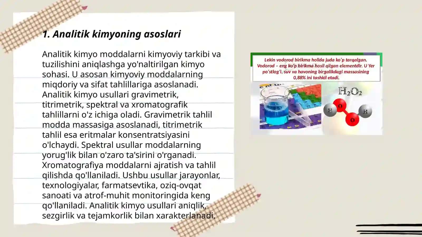 Analitik kimyo fani va vazifasi 3