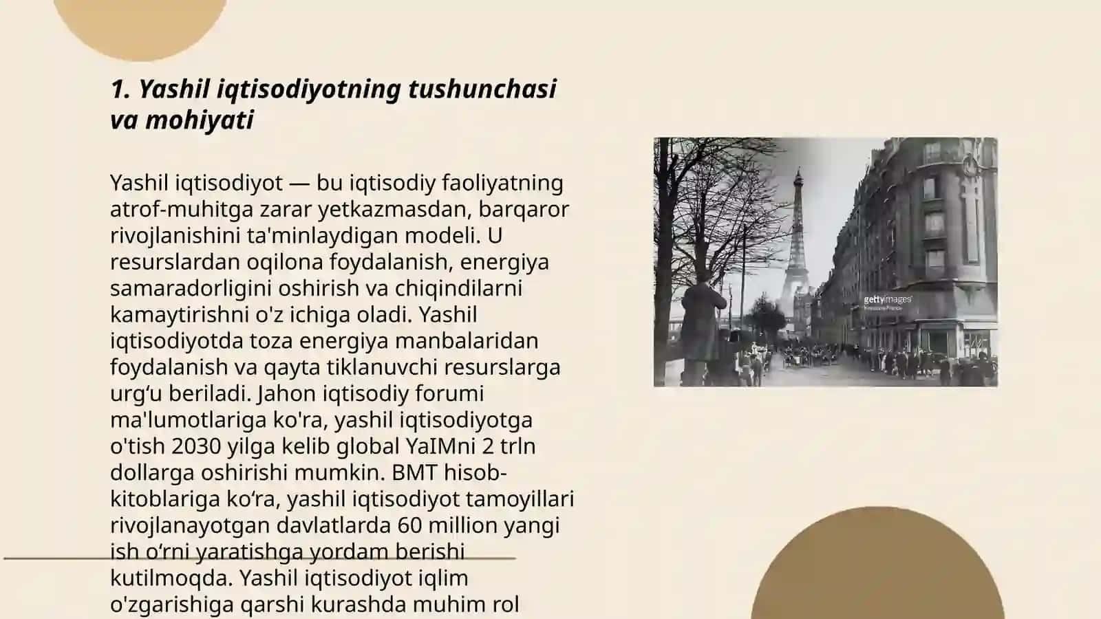 Yashil iqtisodiyotning tushunchasi va mohiyati 3