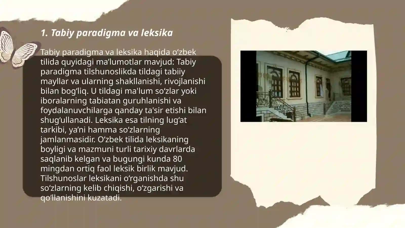 O'zbek leksikasining boyish manbalari. Ichki va tashqi manba 3