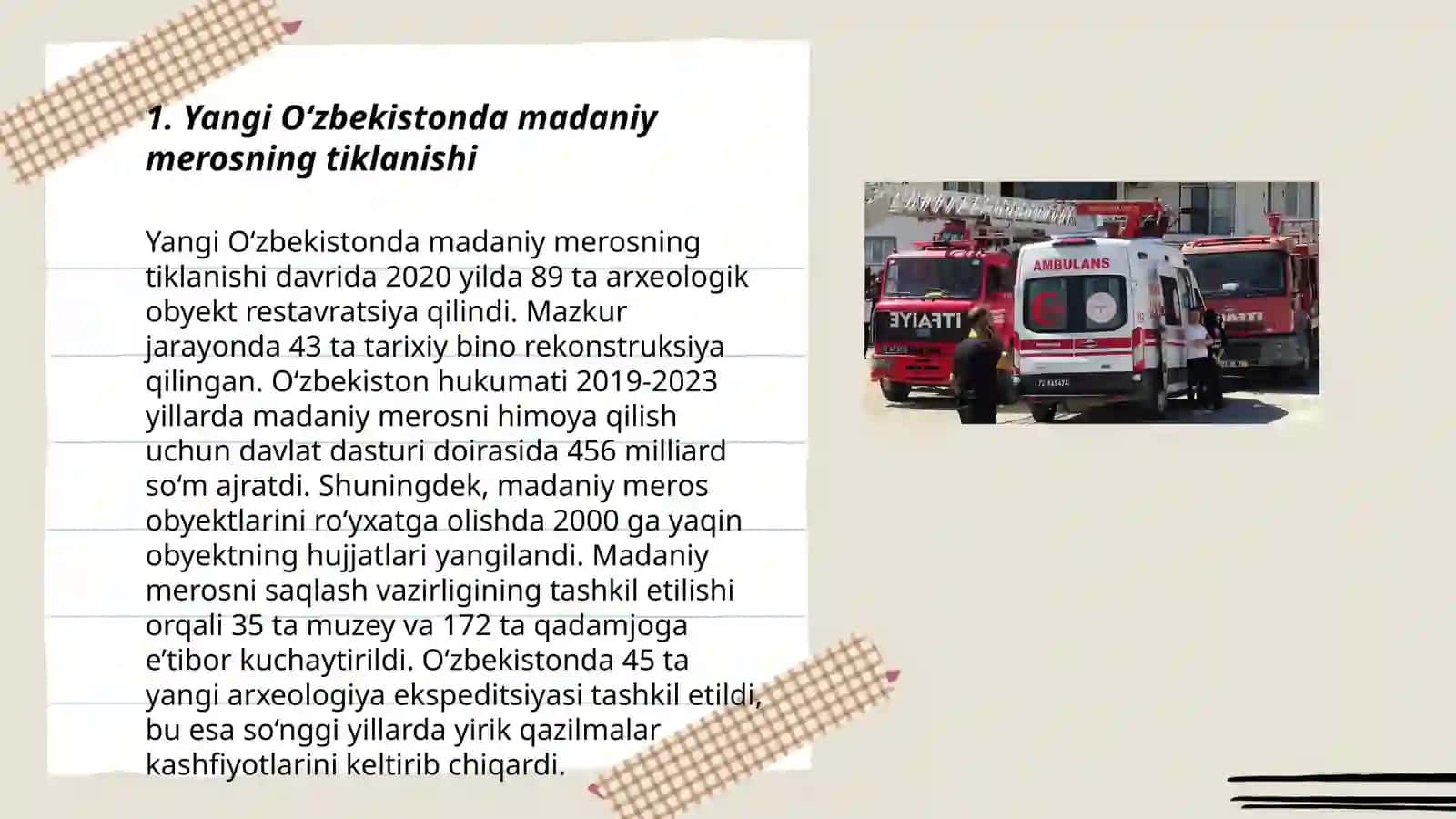 Yangi O‘zbekistonda madaniy merosning tiklanishi 3