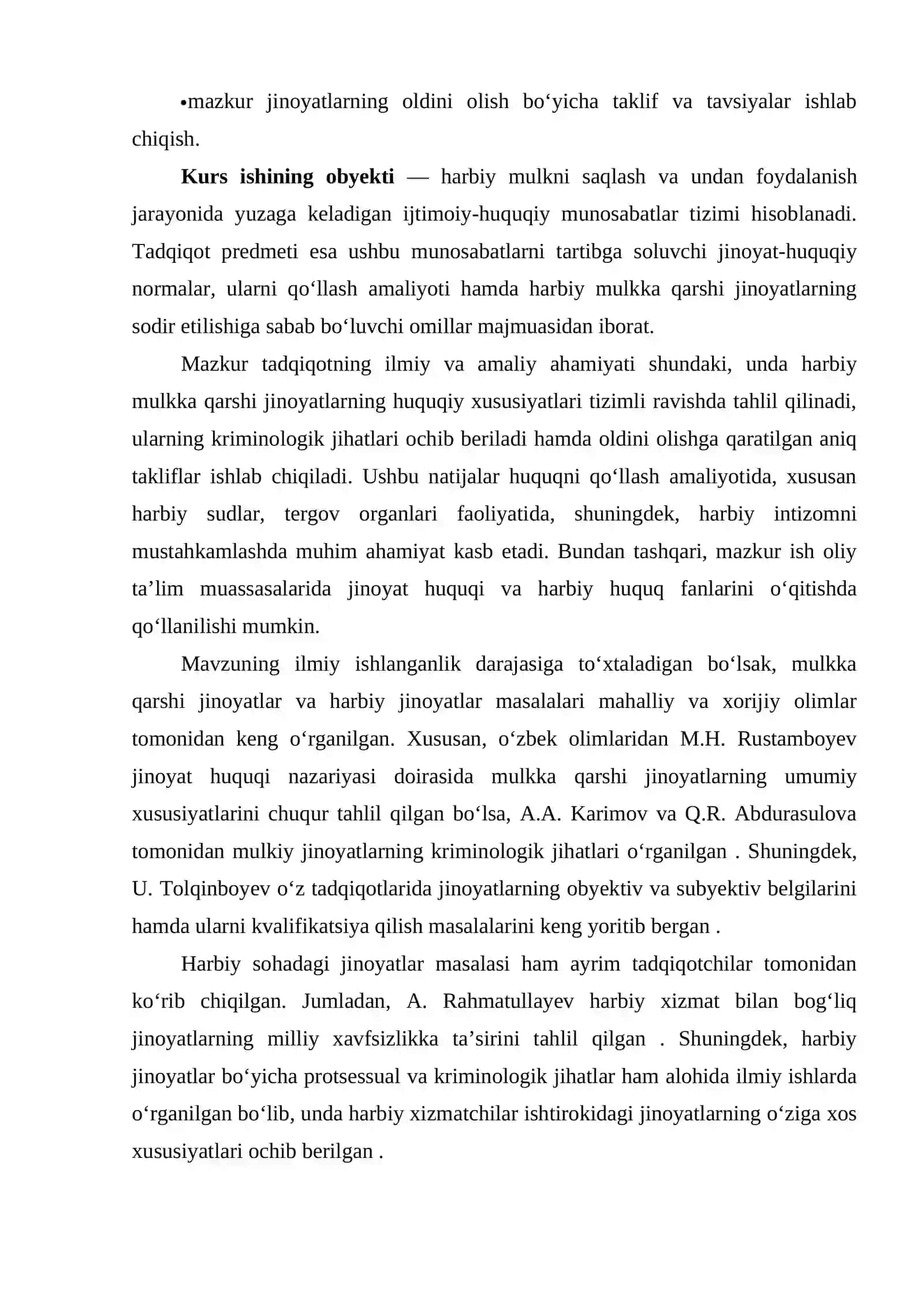 HARBIY MULKNI SAQLASH YOKI UNDAN FOYDALANISH TARTIBIGA QARSHI JINOYATLAR 3