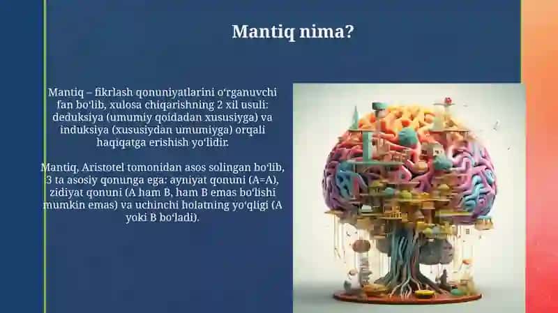 Mantiqning asoslari 3