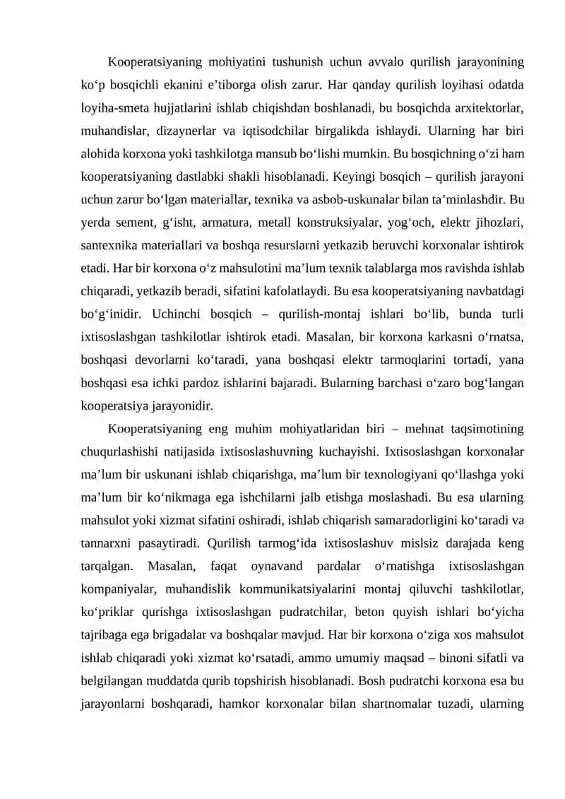 Qurilish ishlab chiqarishi kooperatsiyasi 3