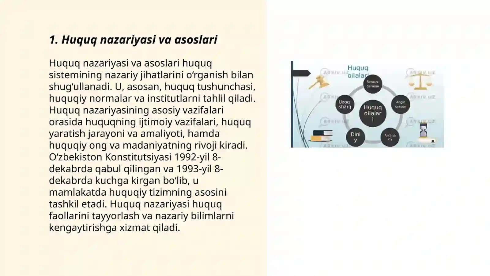 Huquq sohasi va huquq institutlari tushinchasi 3
