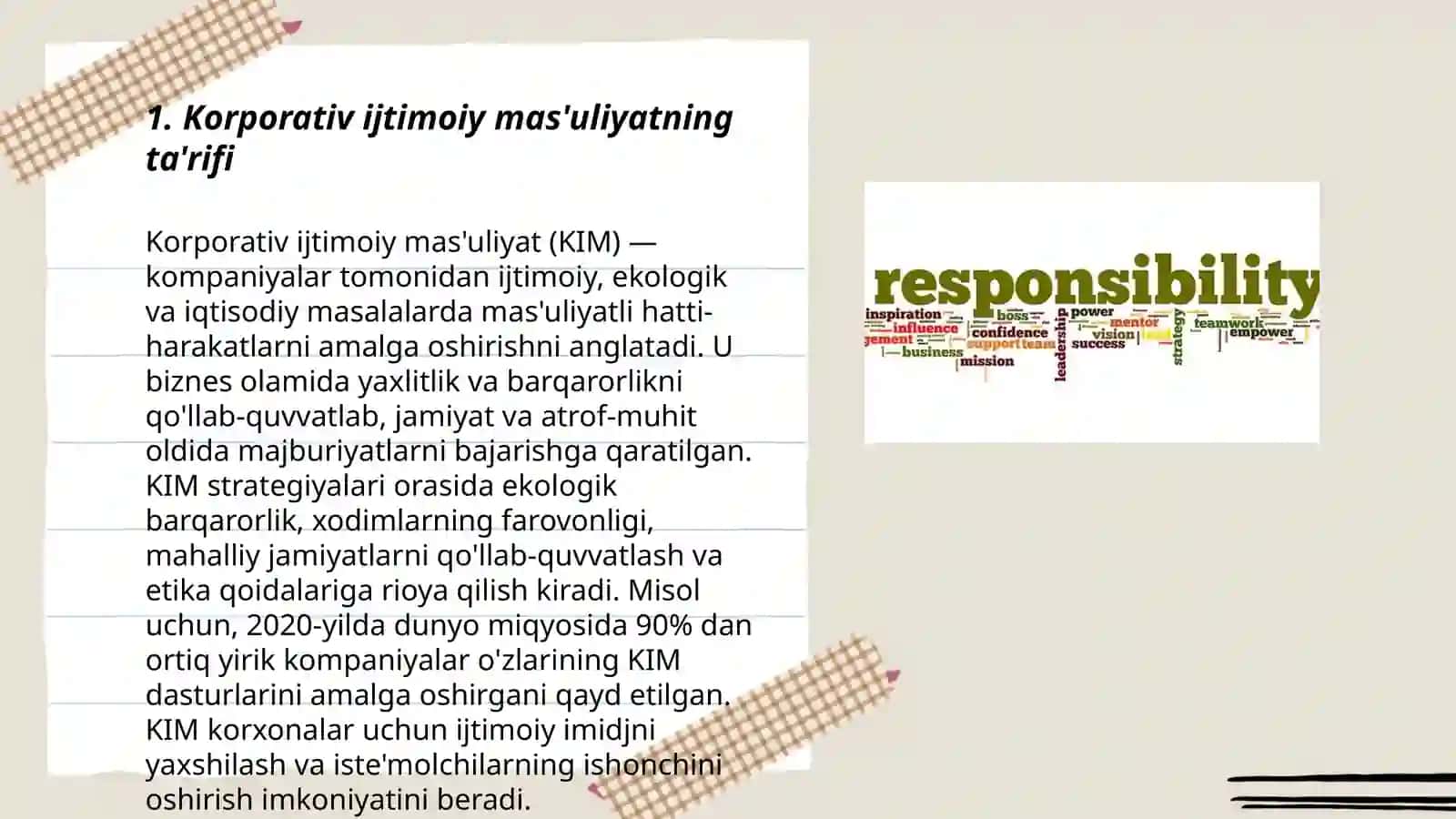 Korporativ ijtimoiy masuliyat tushunchasi 3
