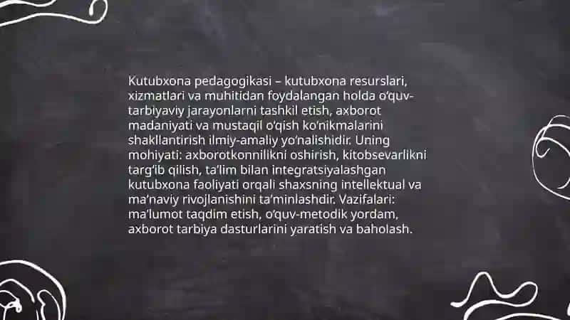 Kutibxona pedagogikasi 3