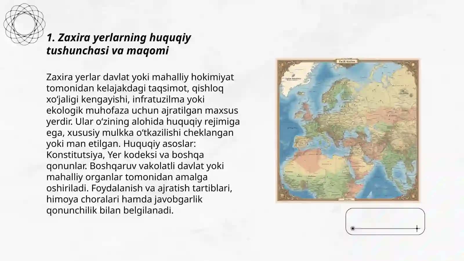 Zaxira yerlaring huquqiy holati 3