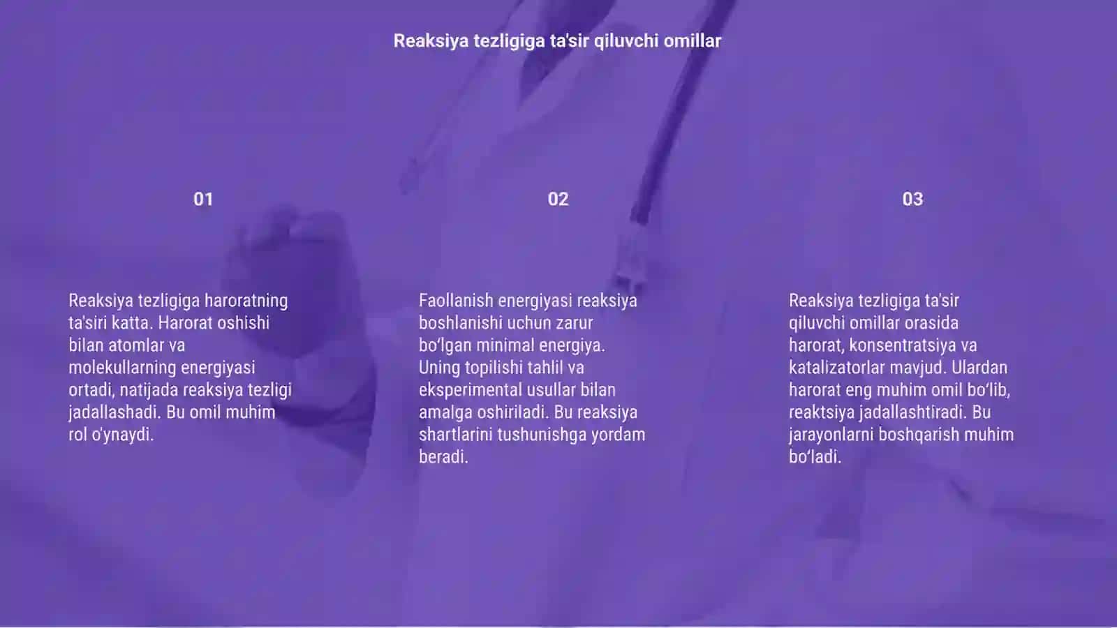 Reaksiya tezligiga haroratning ta'siri 3