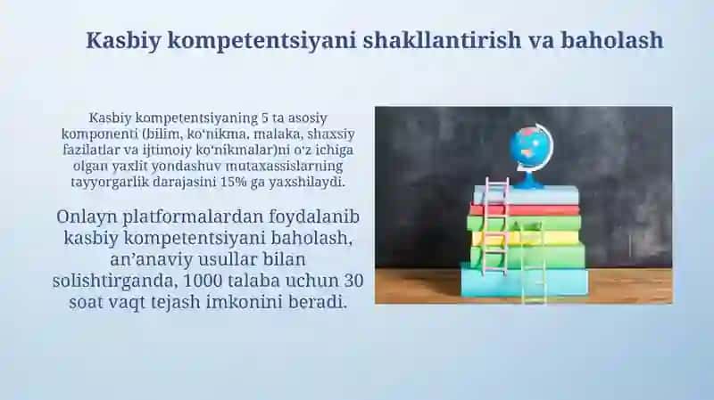 Kasbiy kompetentsiyani shakllantirish va baholash 3