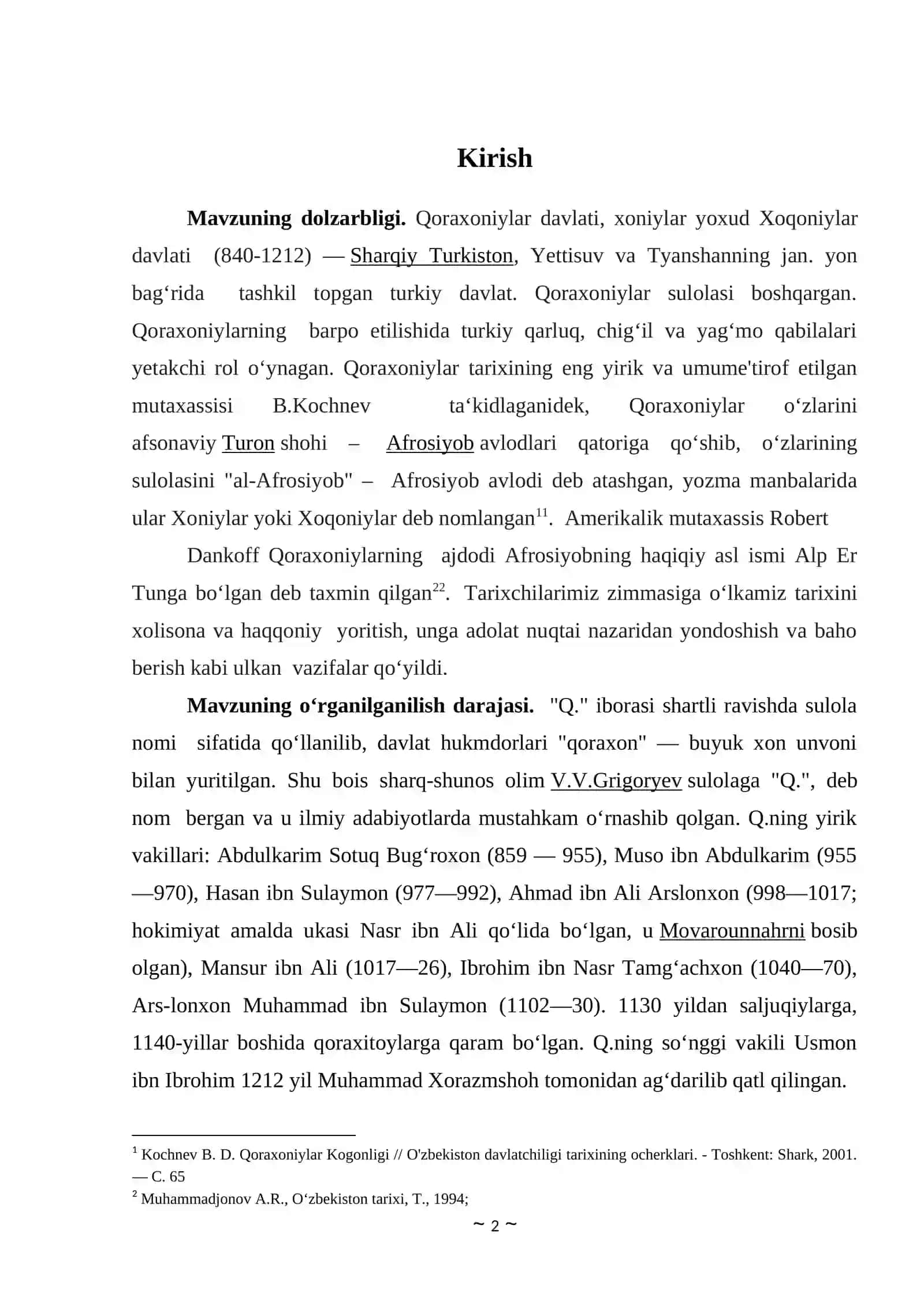 Qoraxoniylar davlatining siyosiy tarixi 3