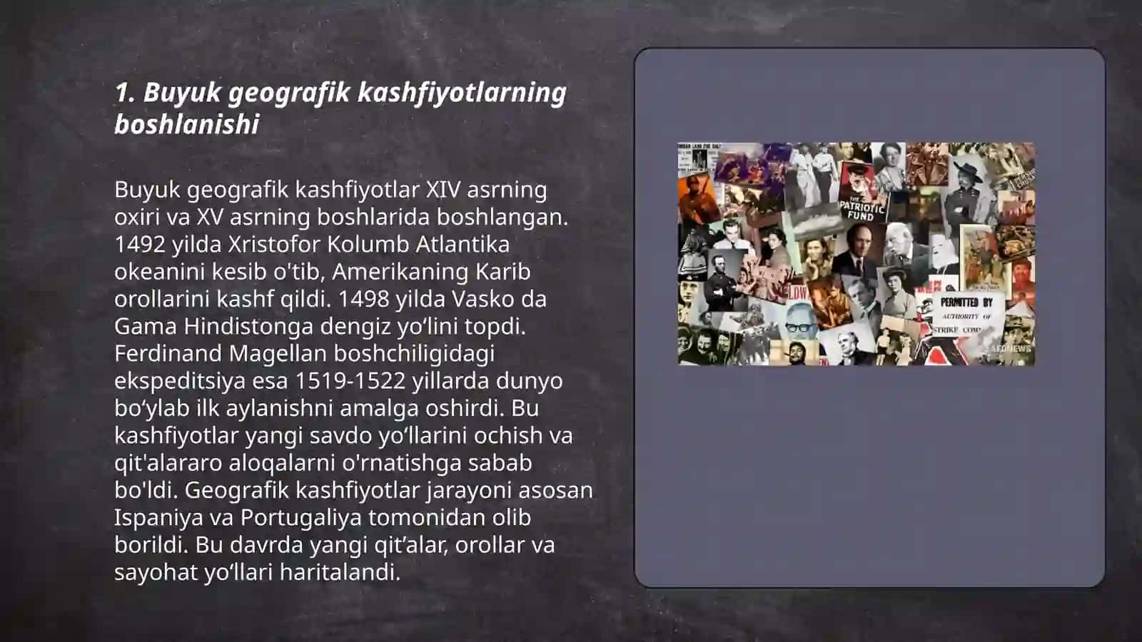 Buyuk geografik kashfiyotlar tarixi 9 sinf jahon tarixi 3