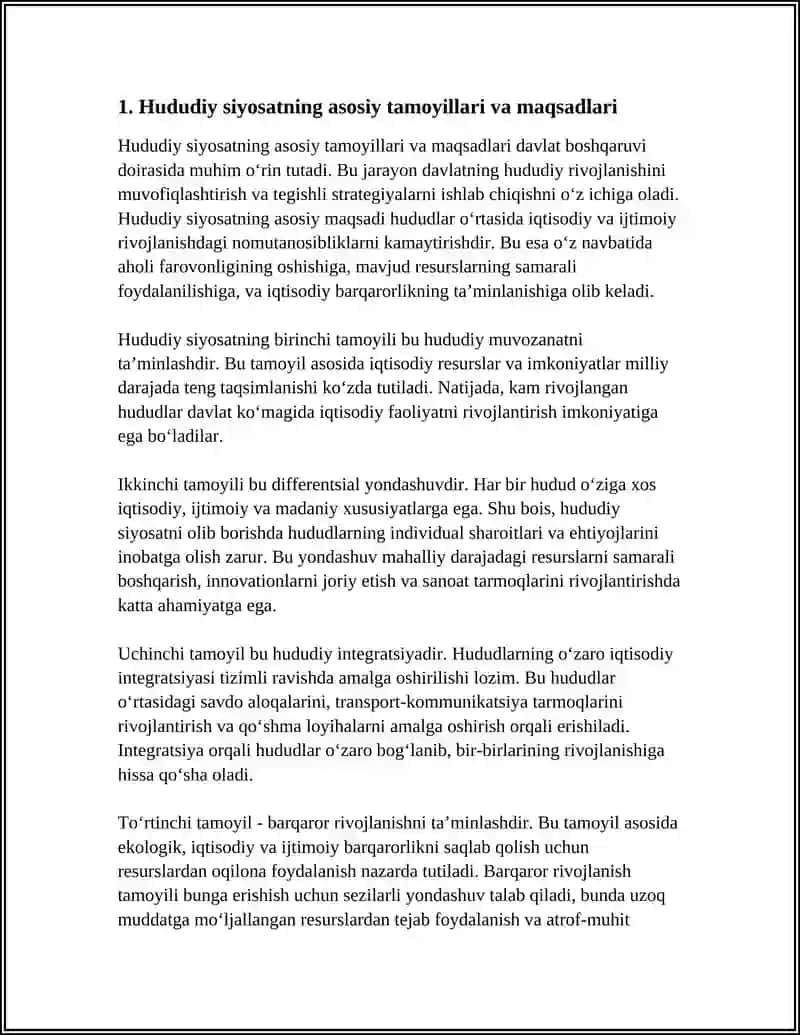 DAVLATNING MINTAQAVIY SIYOSATI VA HUDUDLAR RIVOJLANISHINING ISTIQBOLLARI 3