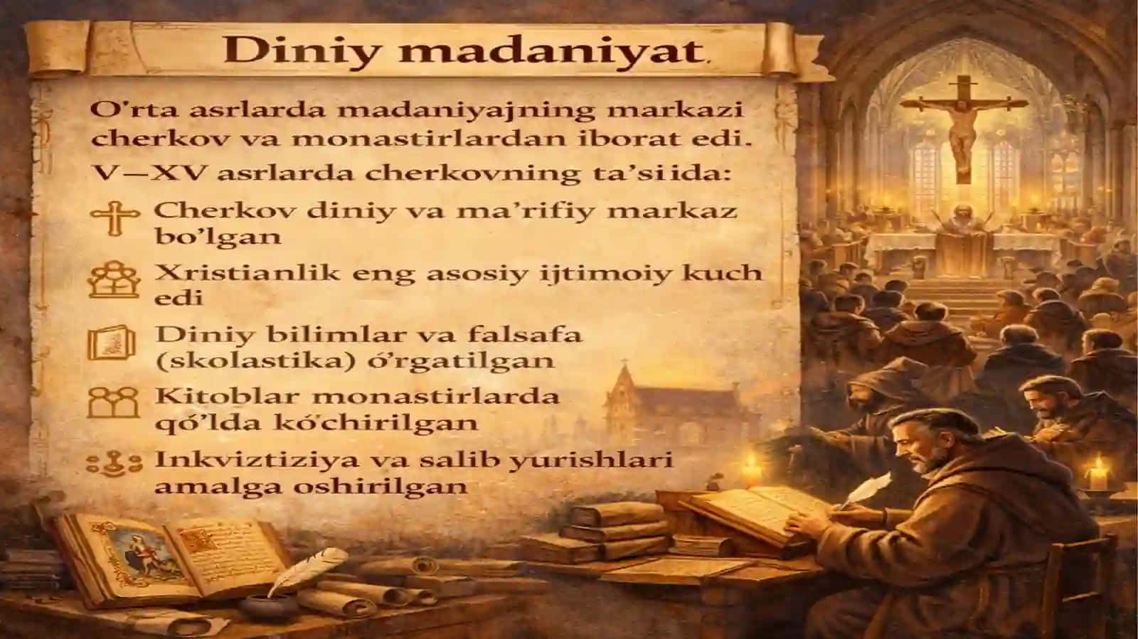 Yevropa O'rta asr madaniyati 3