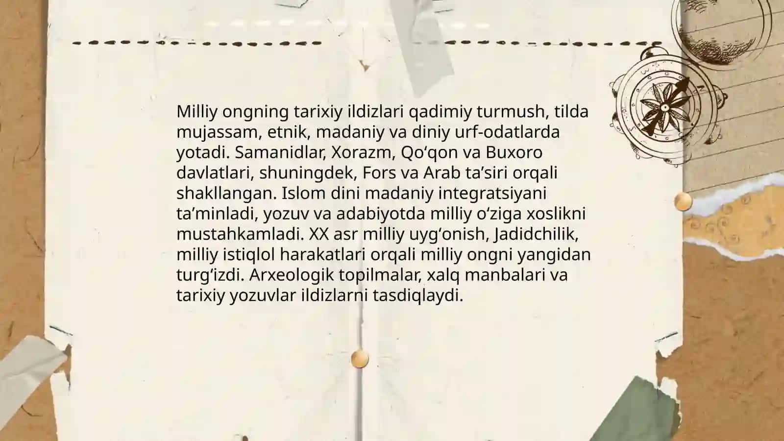 Milliy ongning tarixiy ildizlari 3