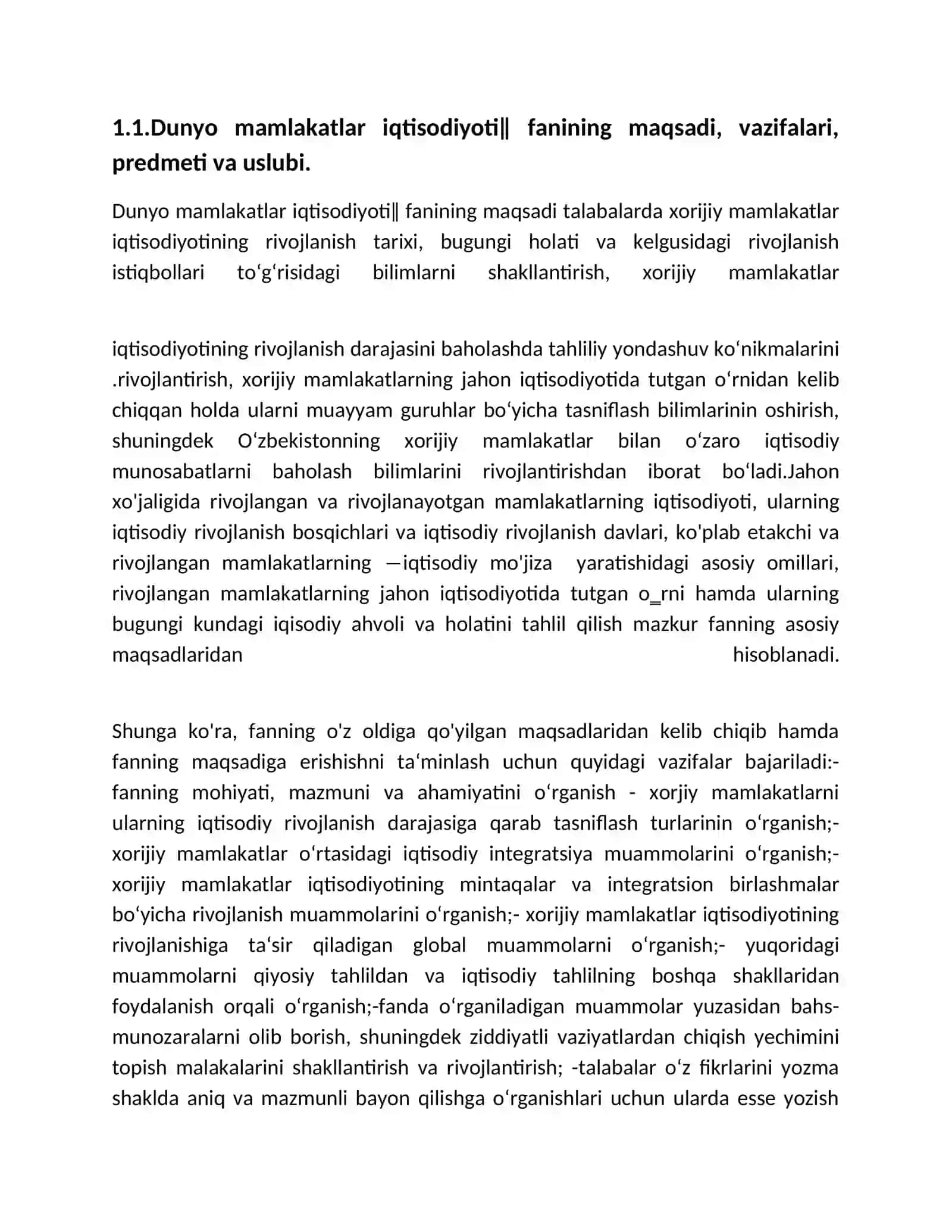 Dunyo mamlakatlar iqtisodiyoti 3