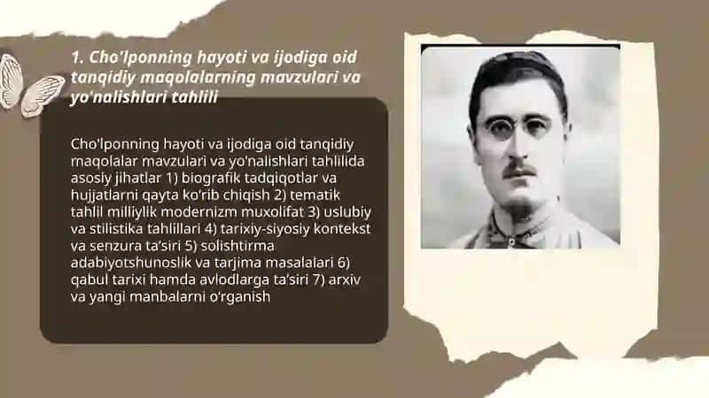 Cho'lponning hayoti va ijodi tanqidiy maqolalari tahlili 3