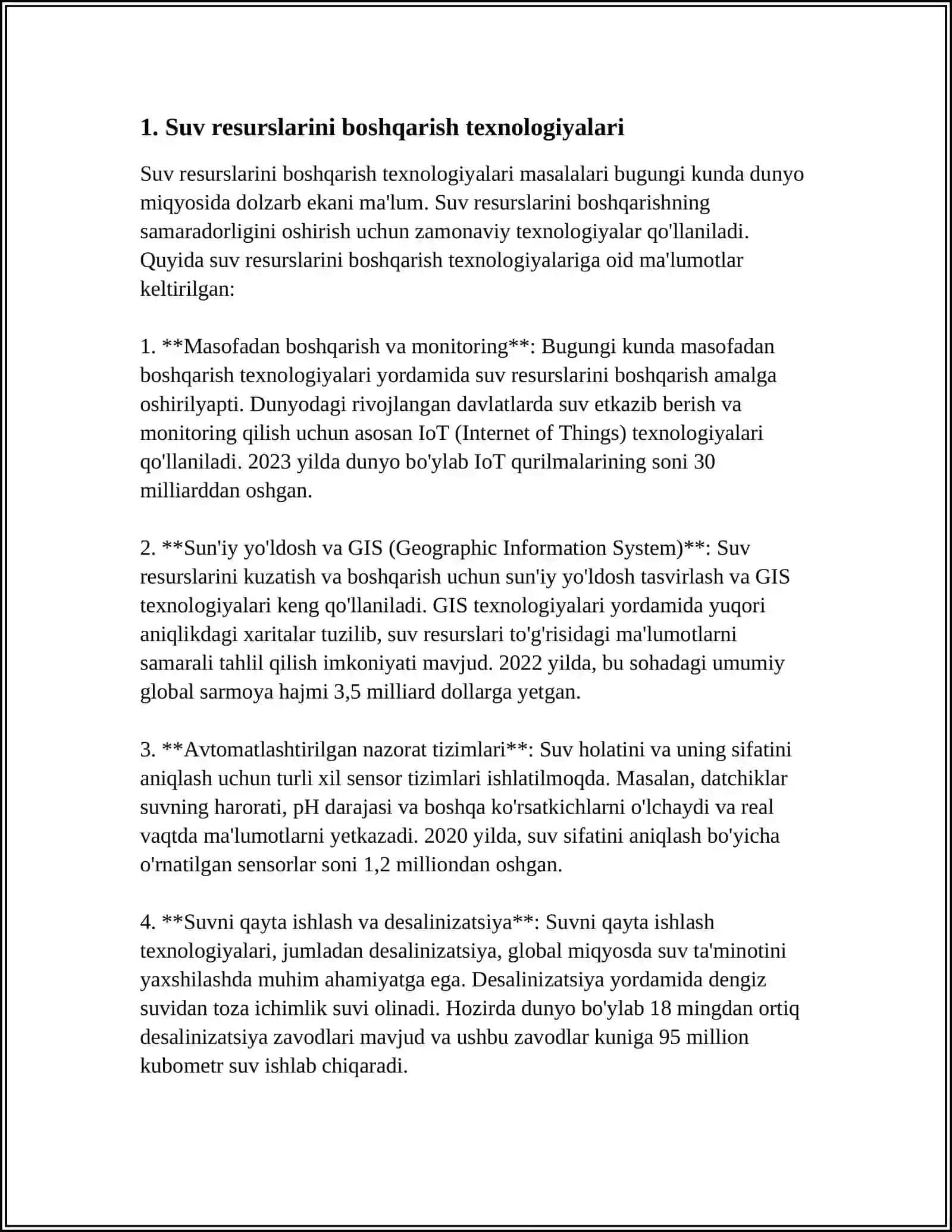 YER QA'RI BILAN BOG'LIQ RESURSLARNI TEJAYDIGAN INNOVATSION TEXNOLOGIYALAR 3