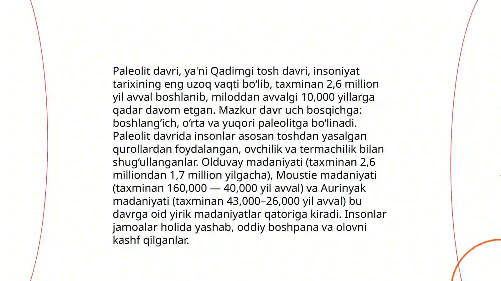 Paleolit davri va uning bosqichlari 3