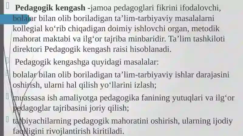 Pedagogik kengash shakllari va innovatsion yondashuvlar 3