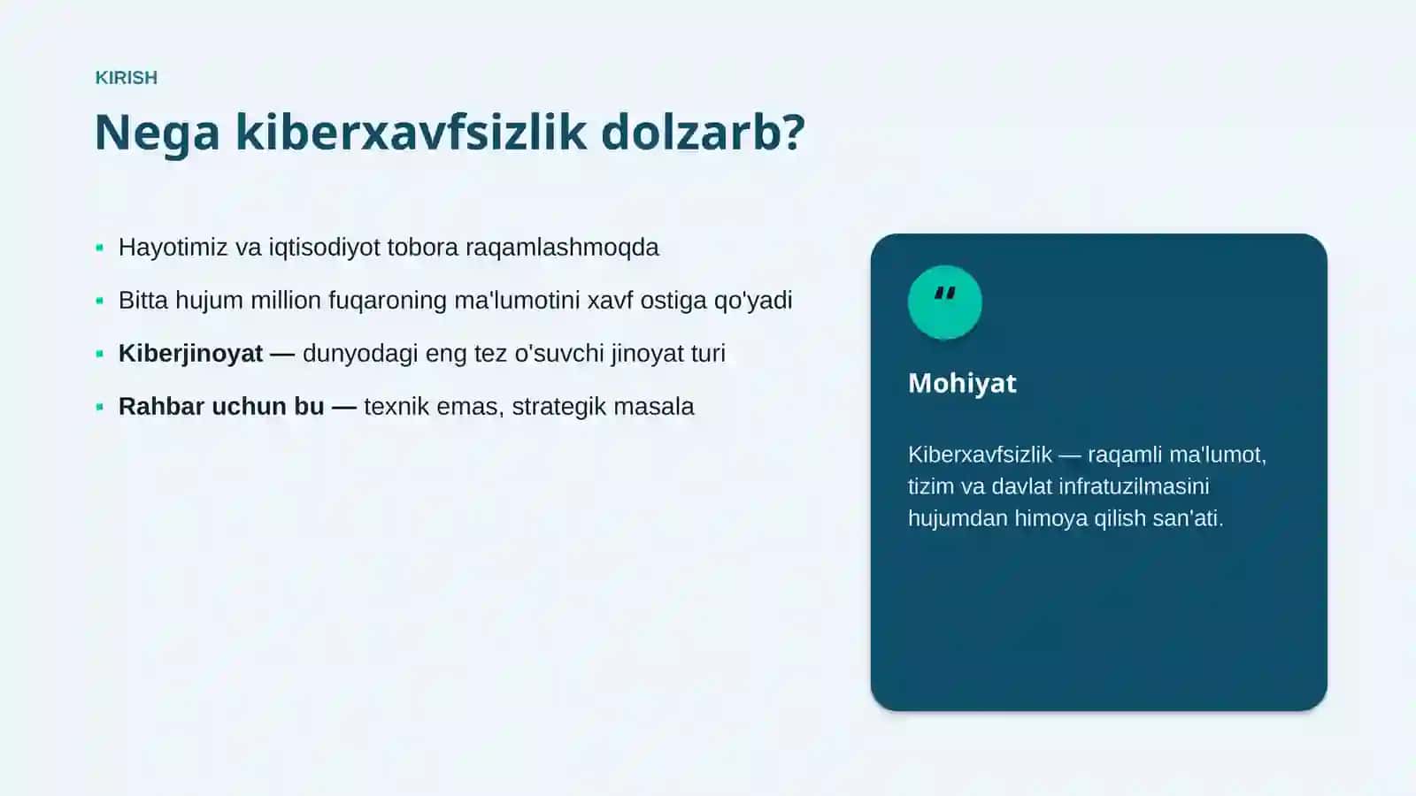 MILLIY XAVFSIZLIK 3