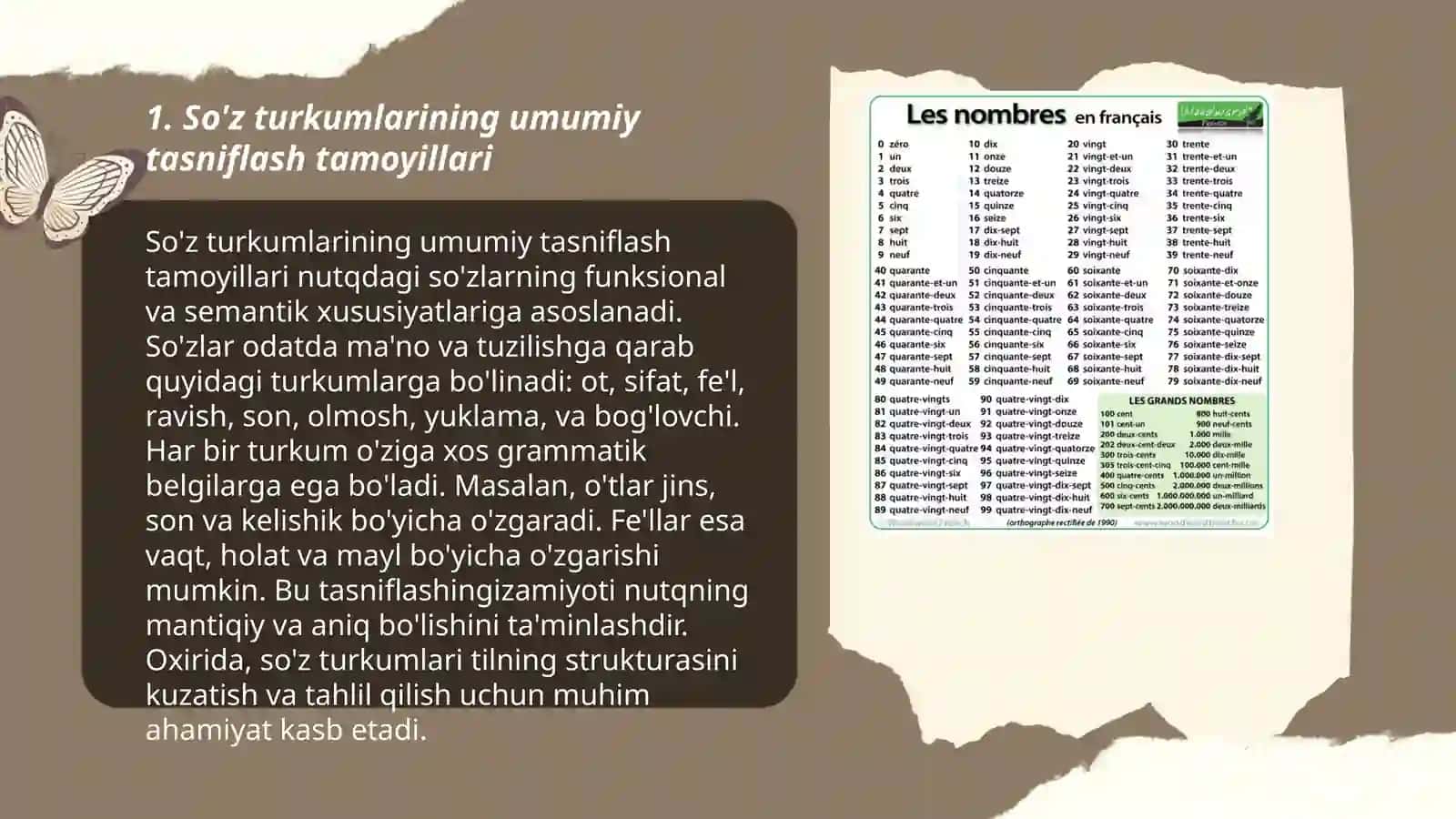 Turli tillarda so’z turkumlarini tasniflash tamoyillari 3