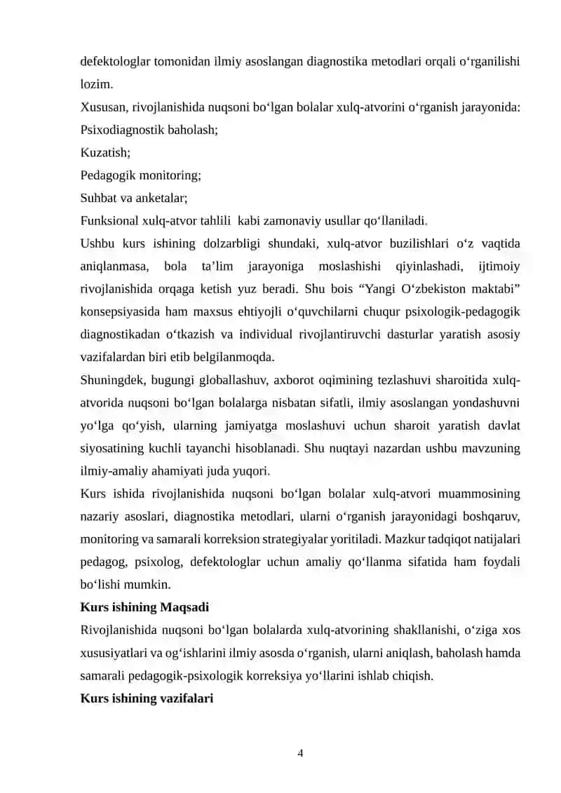 Rivojlanishida nuqsoni bo‘lgan bolalar xulq-atvor xususiyatlari va ularni korreksiyalashning psixologik asoslari 3