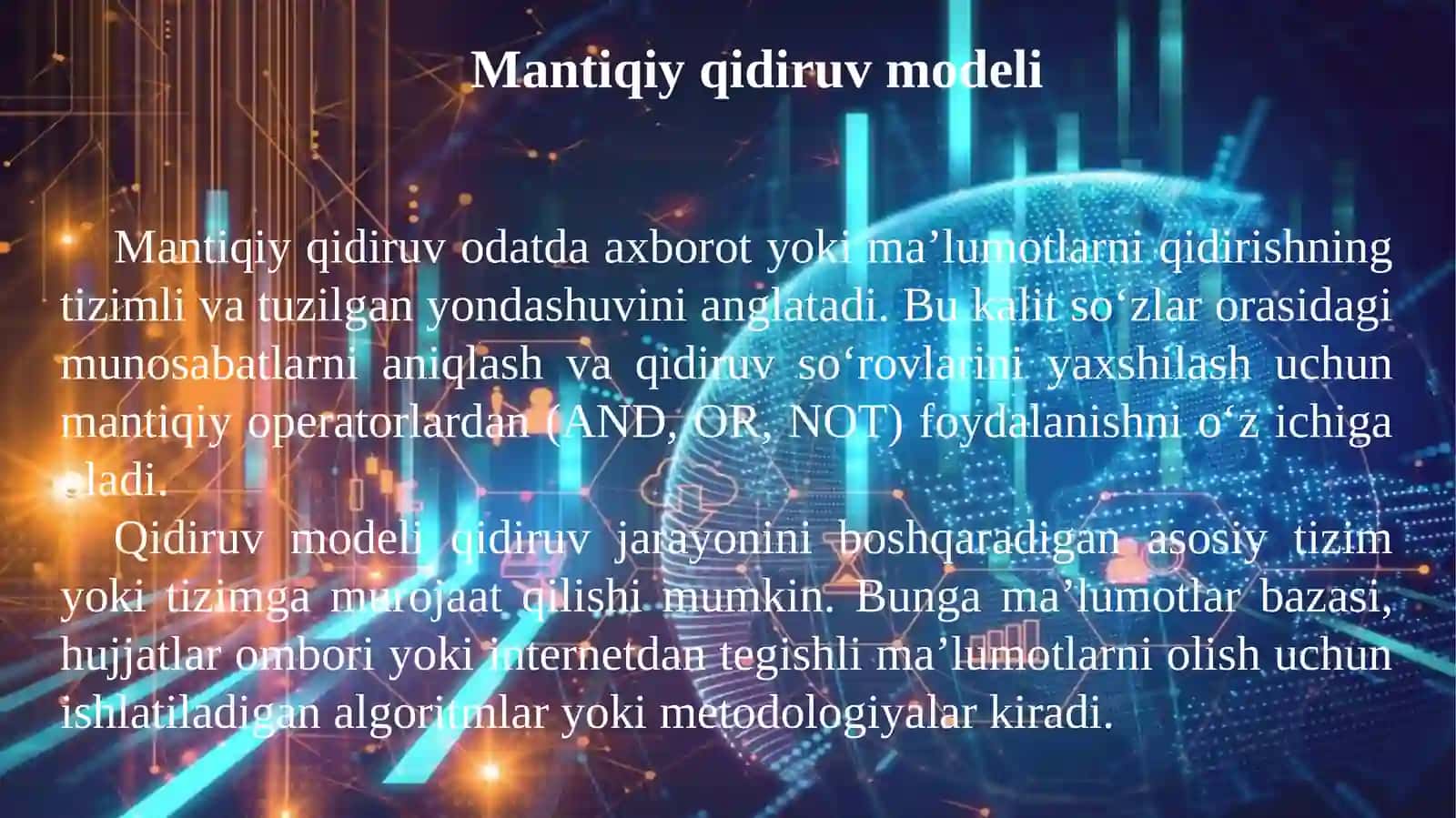 Mantiqiy qidiruv modeli 3