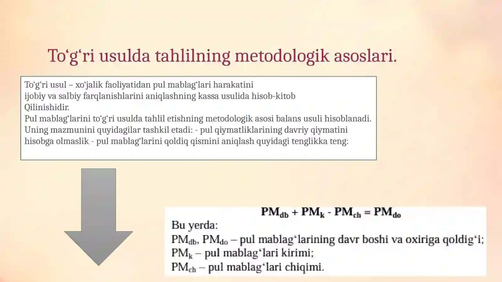 Pulmablag‘lari harakatini tezlashtirish imkoniyatlari 3
