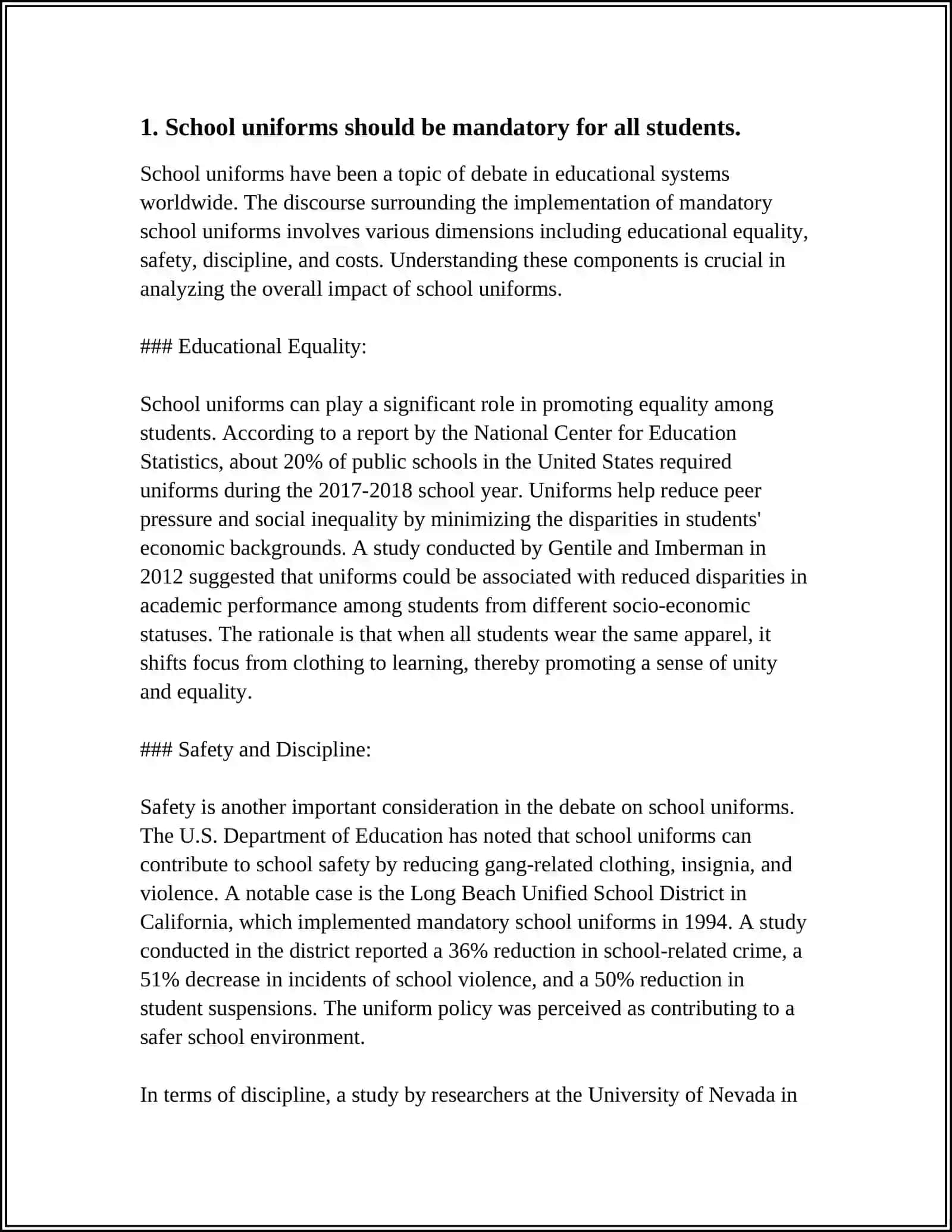 AGREE AND DISAGREE ESSAY 3