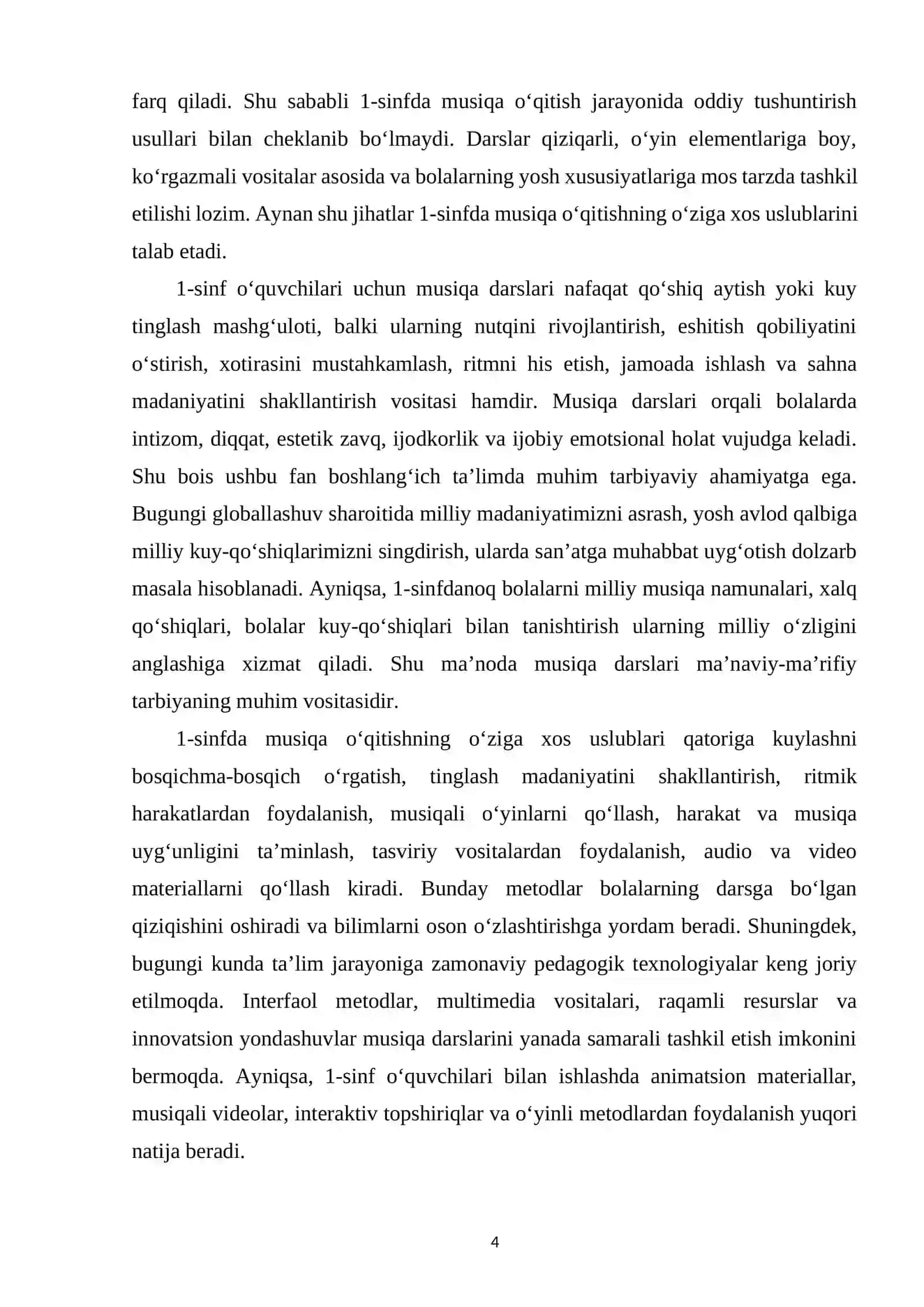 1-SINFDA MUSIQA O‘QITISHNING O‘ZIGA XOS USLUBLARI 3