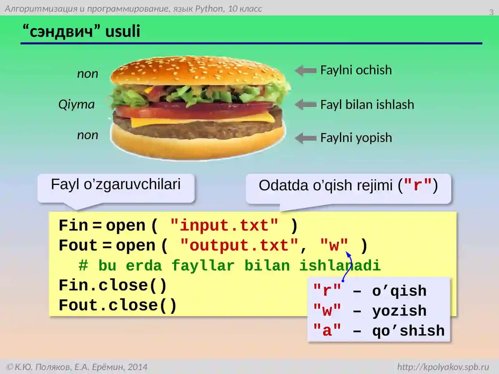 Pythontilidadasturlash 3