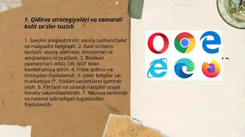 Qidiruv strategiyalari va samarali kalit so'zlar tuzish 3
