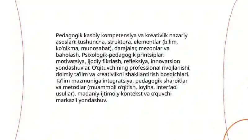 Pedagogik kasbiy kompetivlik va kreativlik 3