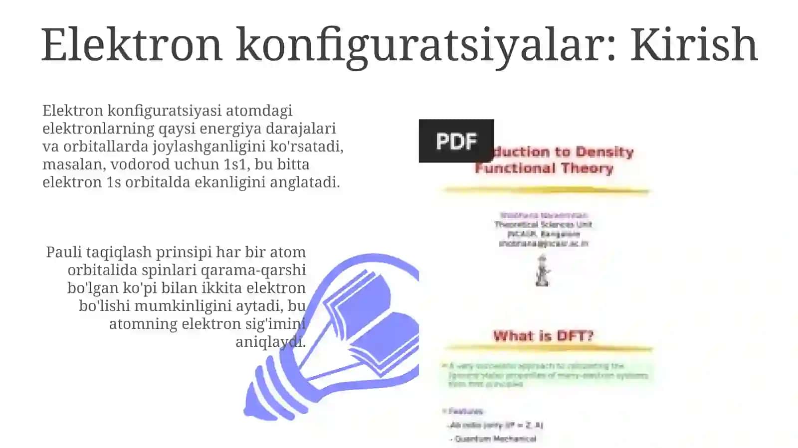 Elektron konfiguratsiyalari 3
