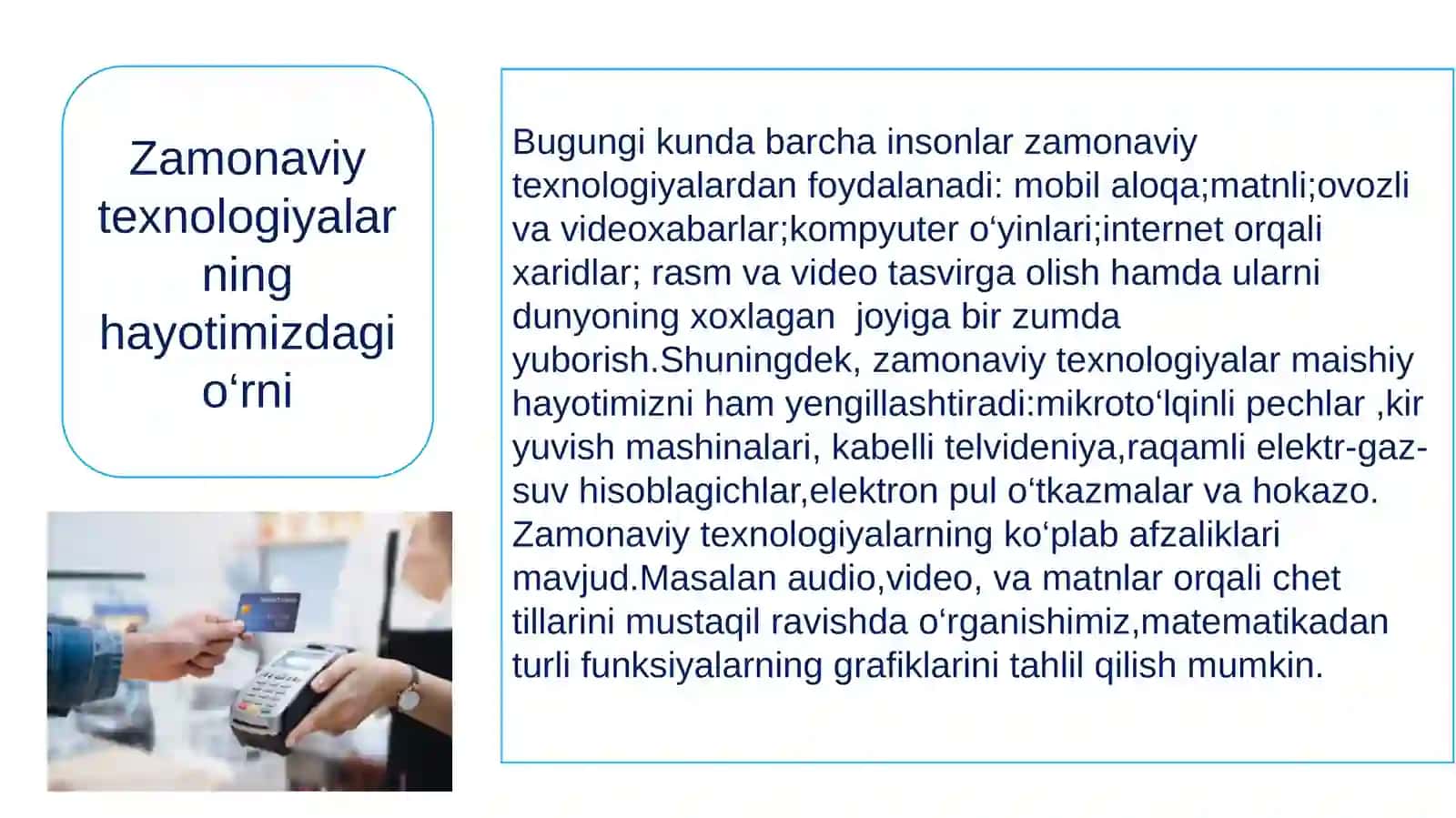 Zamonaviy texnologiyalar ezgulik xizmatida 3