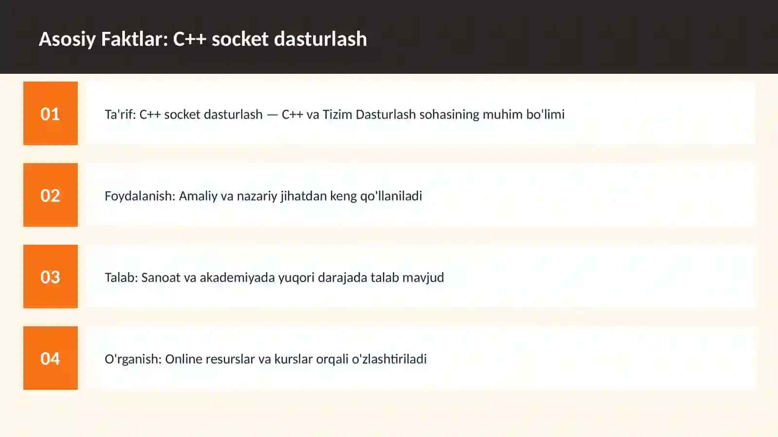 C++ VA TIZIM DASTURLASH 3