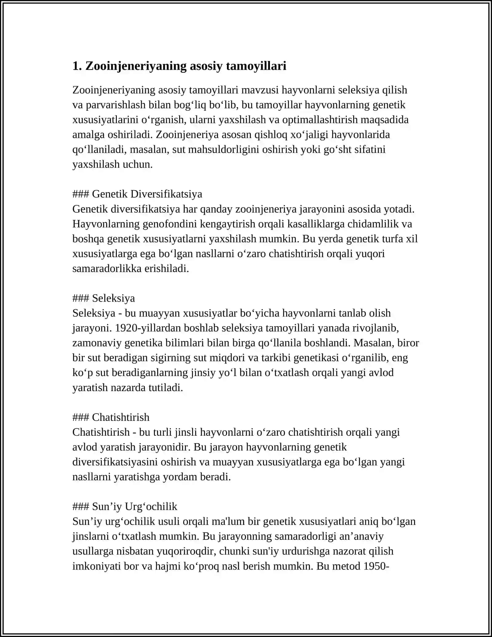 ZOOINJENERIYA VA ZOOTEXNIKLARING VAZIFALARI 3