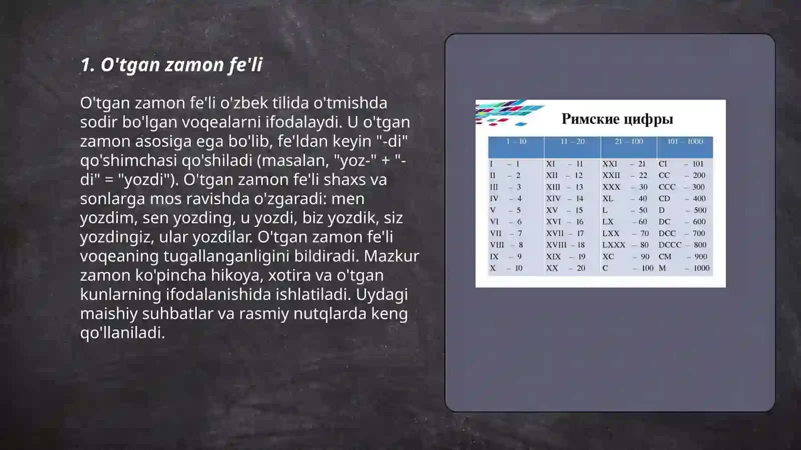 Fe'l zamonlari va ularning turlari 3