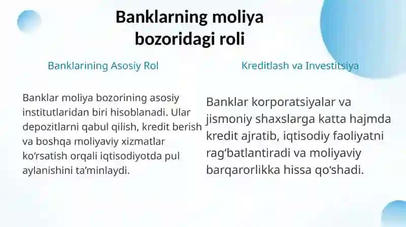 Moliya bozorida banklar va nobank kredit institutlari 3