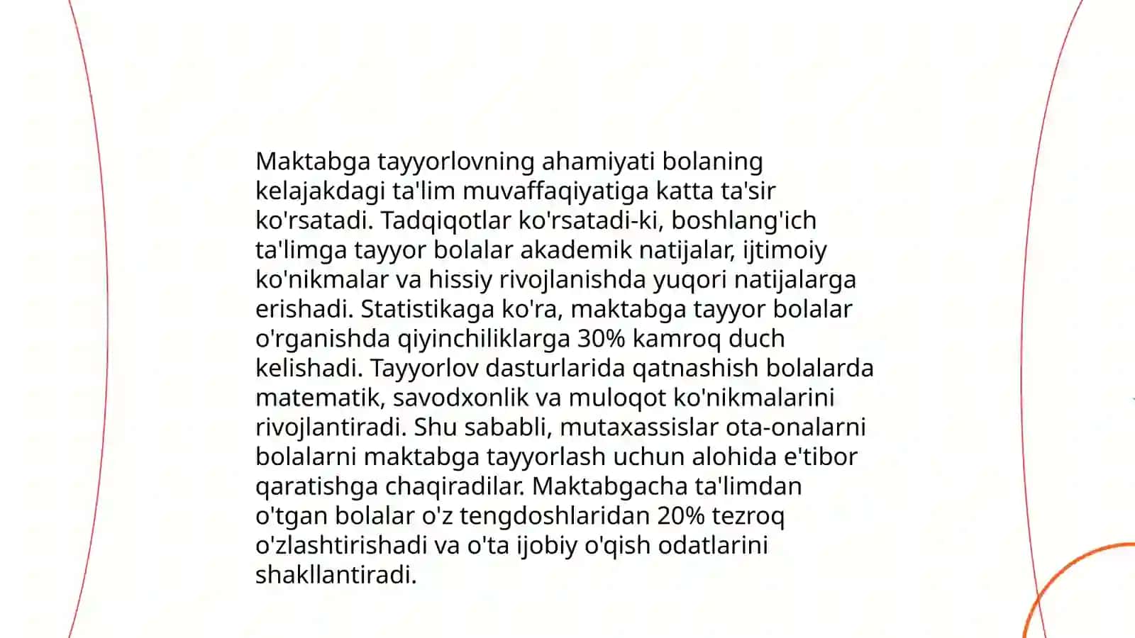 Bolalarni maktabga tayyorlash fanining maqsad va vazifalari 3