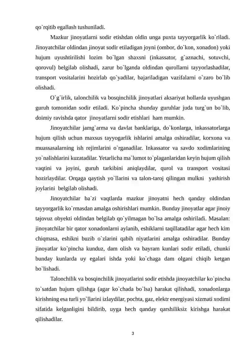 O'G'IRLIK JINOYATINING JINOIY HUQUQIY TAVSIFI (NAZARIYA VA AMALIYOT) 3