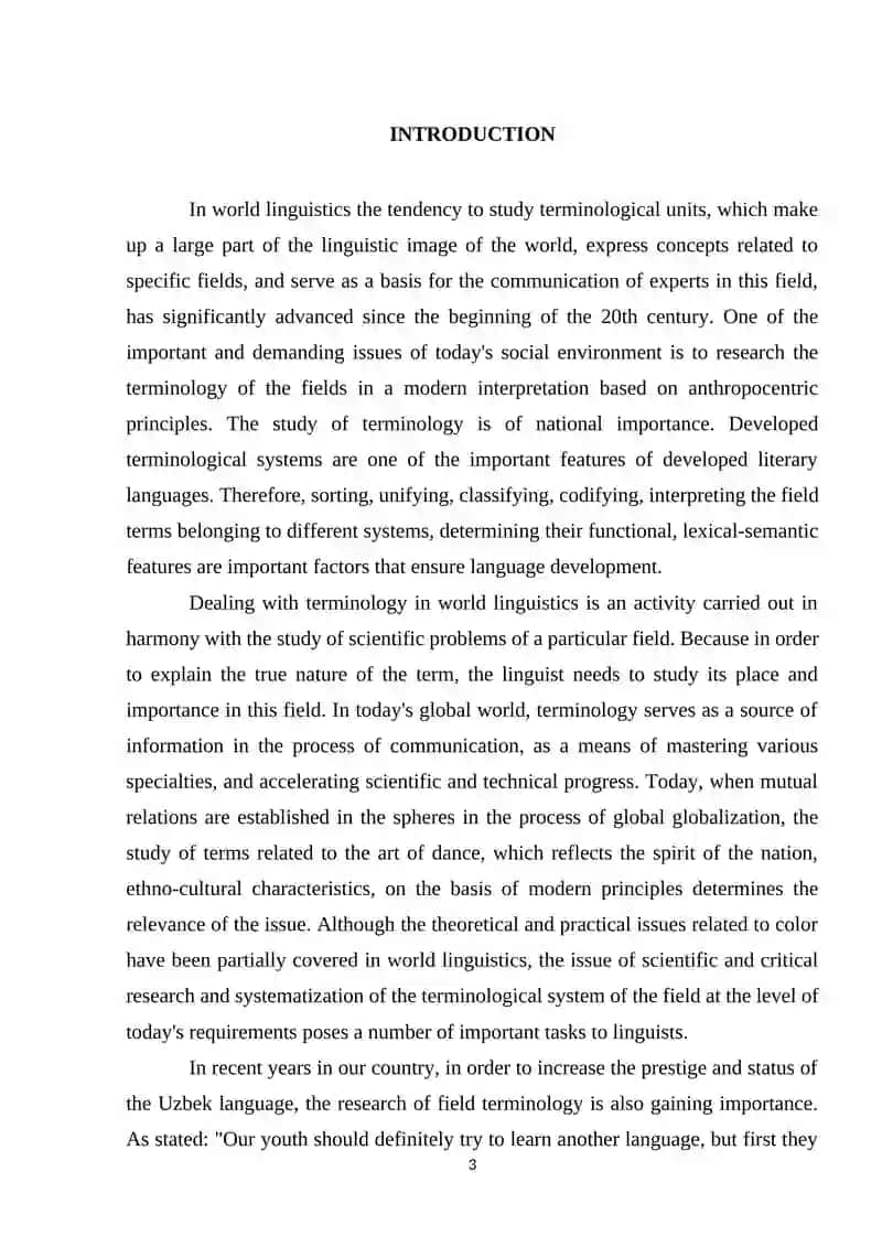 SEMANTIC FEATURES OF COLOR TERMS IN ENGLISH AND UZBEK LINGUOCULTURE 3