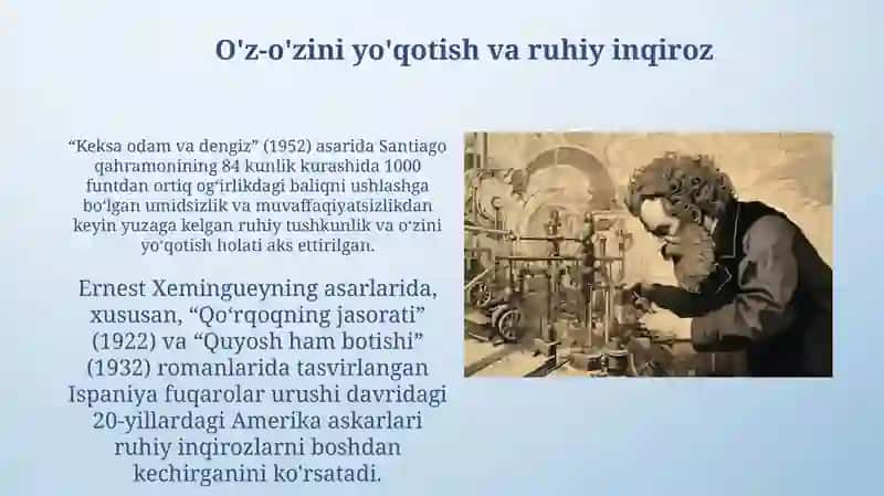 O'z-o'zini yo'qotish va ruhiy inqiroz 3