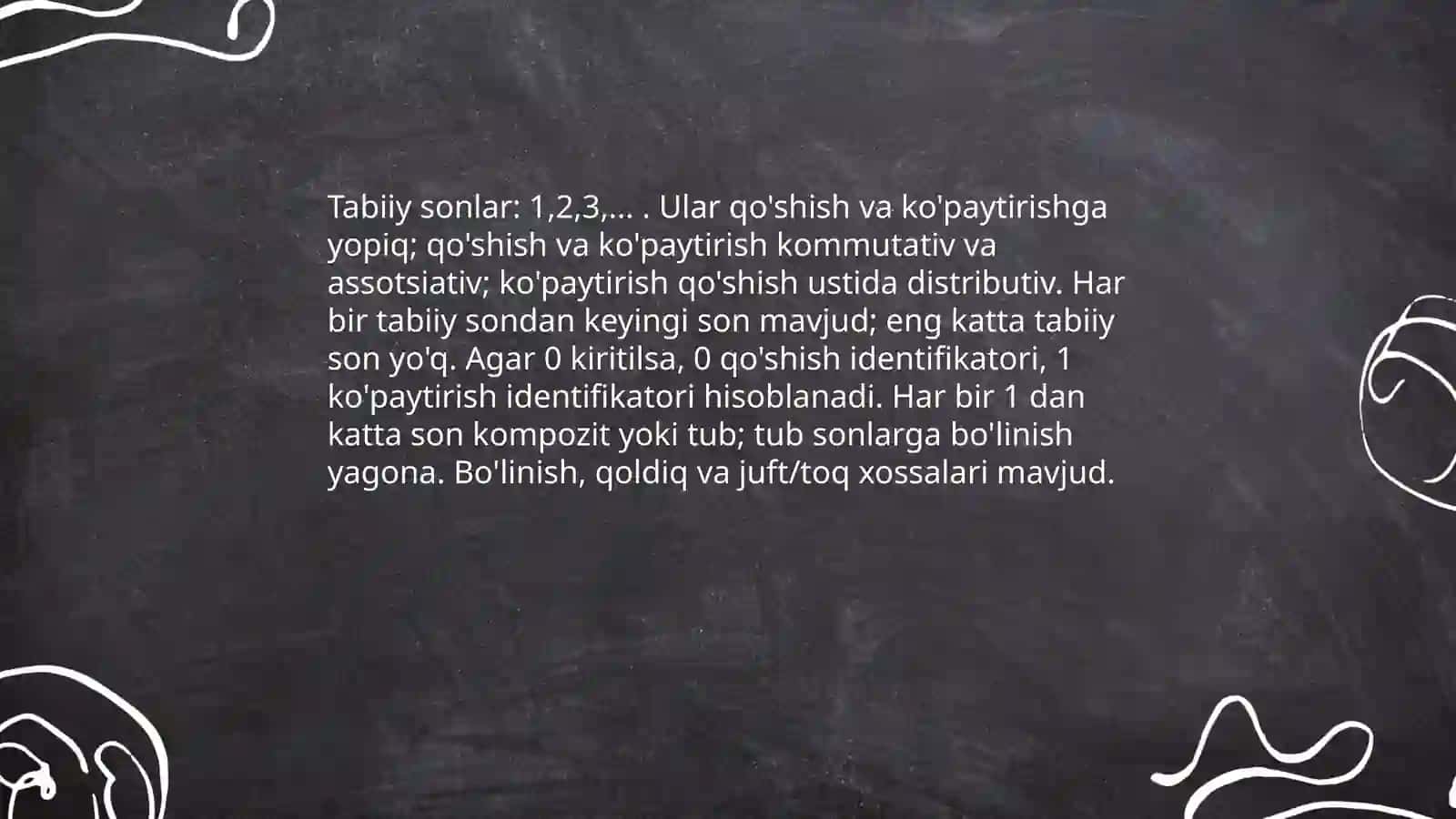 elementar matematika tasavvurlari nima Abdulgulgazieva Anora 3