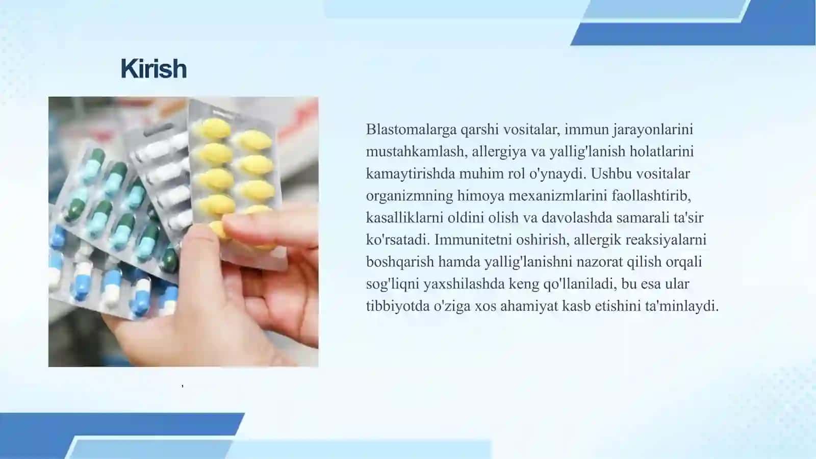 Blastomalarga qarshi vositalar 3