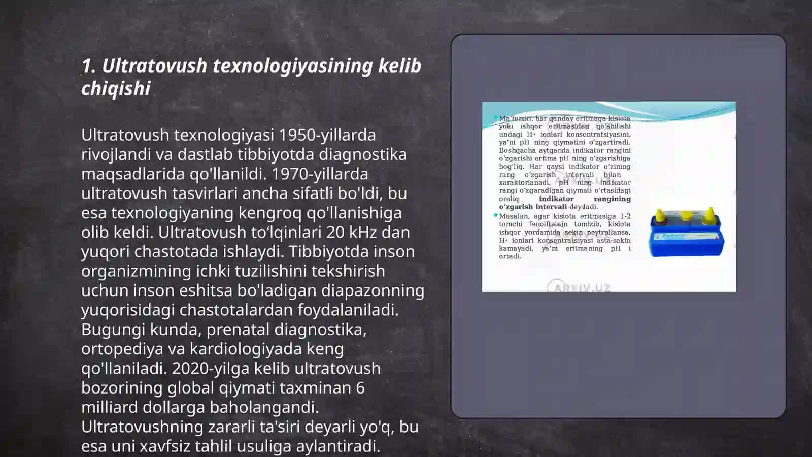 Ultratovushni olish va uni tibbiyotda qoʻllanilishi 3