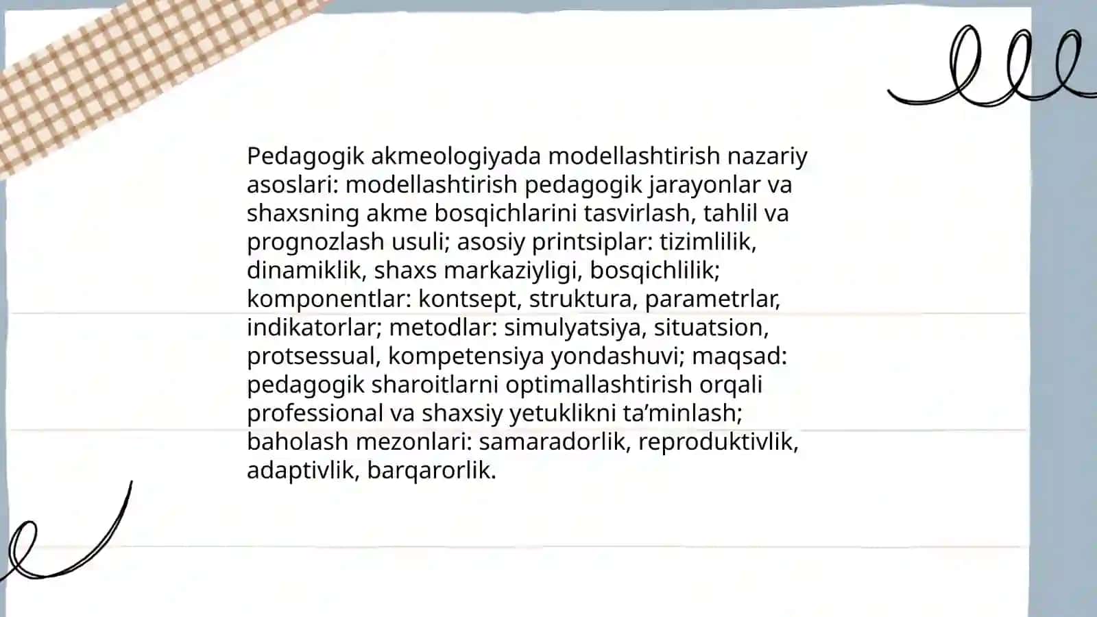 Pedagogik akmeologiyada modellashtirish 3