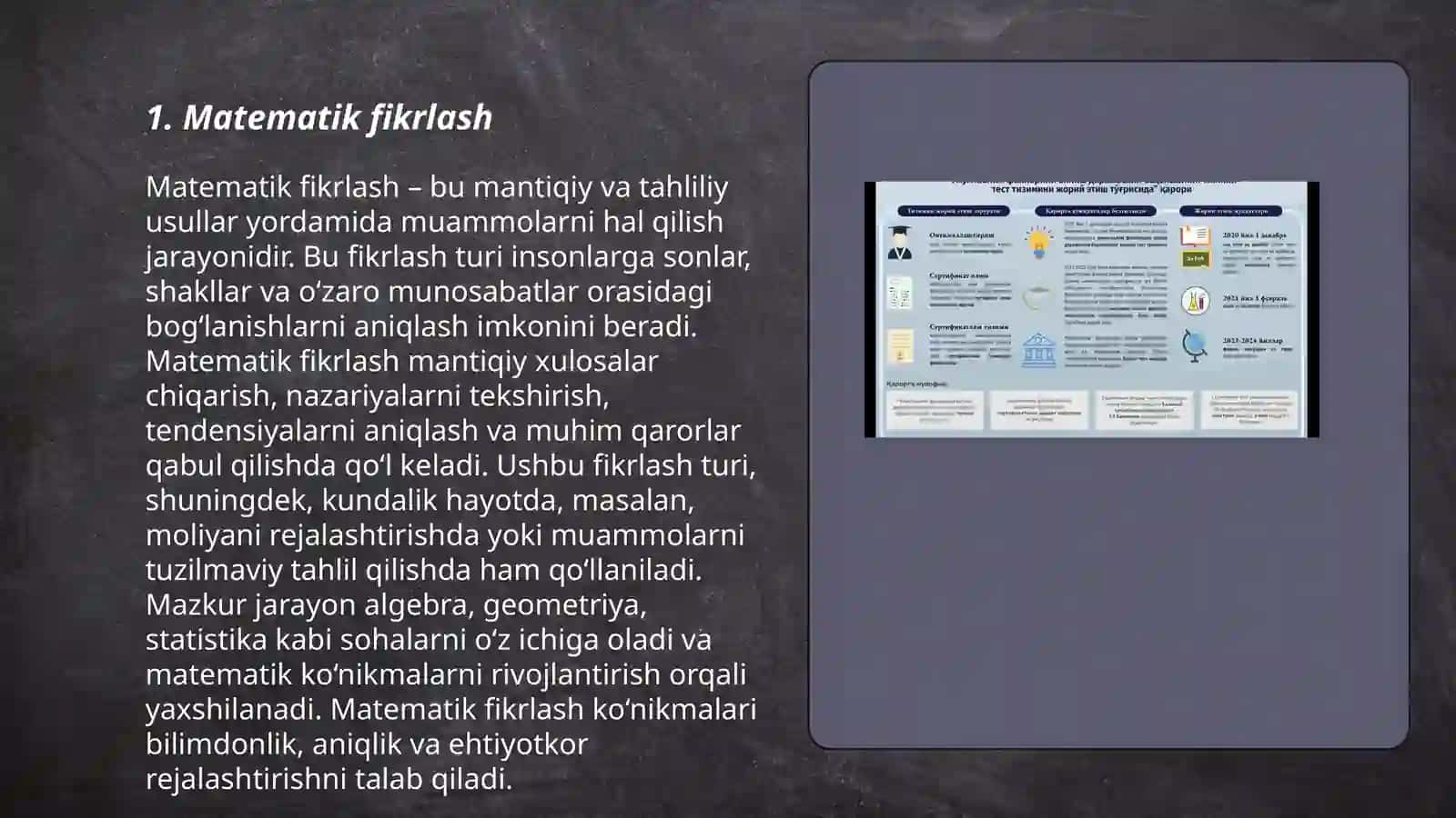 Matematik fikrlash 3
